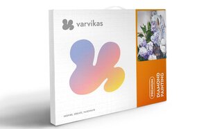 Алмазная мозаика 40x50 cm.  "Lilac Flowers in a Basket" цена и информация | Алмазная мозаика | kaup24.ee