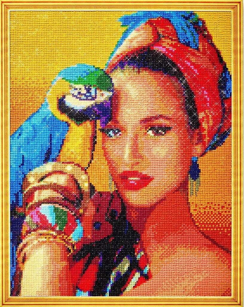 Teemantmosaiigi komplekt 40x50 cm. "Tropical Colours" цена и информация | Teemantmaalid, teemanttikandid | kaup24.ee