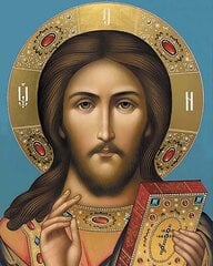 Алмазная мозаика 40x50 cm.  "Jesus Christ - Icon" цена и информация | Алмазная мозаика | kaup24.ee