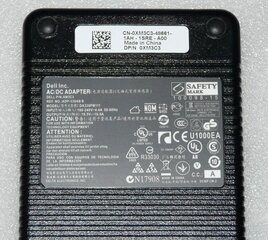 Dell AC adapter 330W 16.9A XM3C3 цена и информация | Зарядные устройства для ноутбуков | kaup24.ee