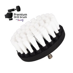 Профессиональная щетка Premium Drill Brush - очень мягкий, белый, 10цм. цена и информация | Механические инструменты | kaup24.ee