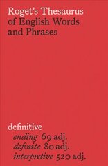 Roget's Thesaurus of English Words and Phrases цена и информация | Пособия по изучению иностранных языков | kaup24.ee