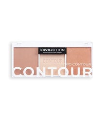 Näo kontuurimise palett Revolution Relove Colour Play Trio, 6 g, Baked Sugar цена и информация | Пудры, базы под макияж | kaup24.ee