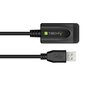 USB kaabli pikendus Techly, aktyvus USB 2.0 A-A M/F 5m, must hind ja info | Kaablid ja juhtmed | kaup24.ee