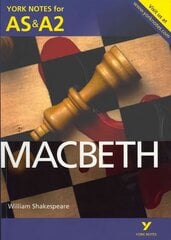 Macbeth: York Notes for AS & A2 hind ja info | Ajalooraamatud | kaup24.ee