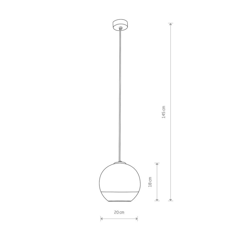 Rippvalgusti Nowodvorski GLOBE PLUS S 7605 цена и информация | Rippvalgustid | kaup24.ee