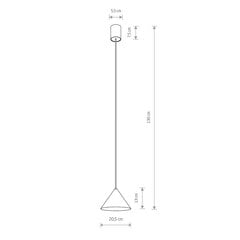 Rippvalgusti Nowodvorski ZENITH S 7998 hind ja info | Rippvalgustid | kaup24.ee