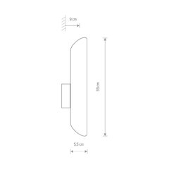 Seinavalgusti Nowodvorski EYE WALL CUT 7995 hind ja info | Seinavalgustid | kaup24.ee