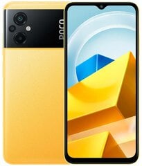 Poco M5 4/64GB Yellow MZB0C9FEU цена и информация | Мобильные телефоны | kaup24.ee