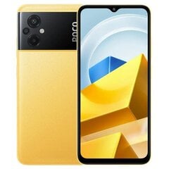 Poco M5 4/128GB MZB0CLNEU Yellow kaina ir informacija | Telefonid | kaup24.ee