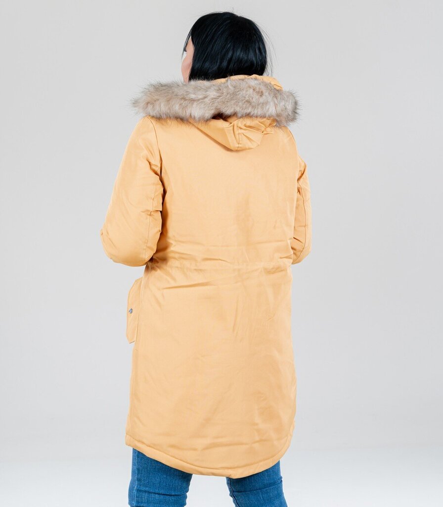 Vero Moda naiste parka 120g 10267006*04, sinep/amb 5715309853619 hind ja info | Naiste joped ja parkad | kaup24.ee