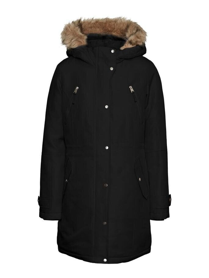 Vero Moda naiste parka 120g 10267006*02, must 5715309017332 hind ja info | Naiste joped ja parkad | kaup24.ee