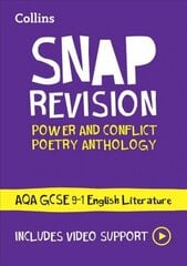 AQA Poetry Anthology Power and Conflict Revision Guide: Ideal for Home Learning, 2022 and 2023 Exams hind ja info | Noortekirjandus | kaup24.ee