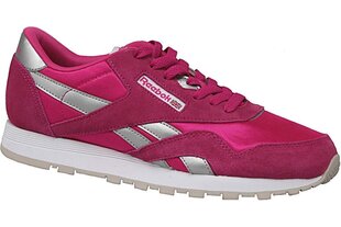 Naiste spordijalatsid Reebok Classic Nylon, roosa/hall цена и информация | Спортивная обувь, кроссовки для женщин | kaup24.ee