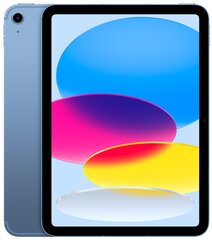 iPad 10.9" Wi-Fi + Cellular 256ГБ - Blue 10th Gen - MQ6U3HC/A цена и информация | Планшеты | kaup24.ee