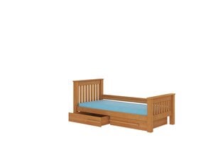 Детская кровать Carmel 217x104x97см + матрасик цена и информация | Детские кровати | kaup24.ee