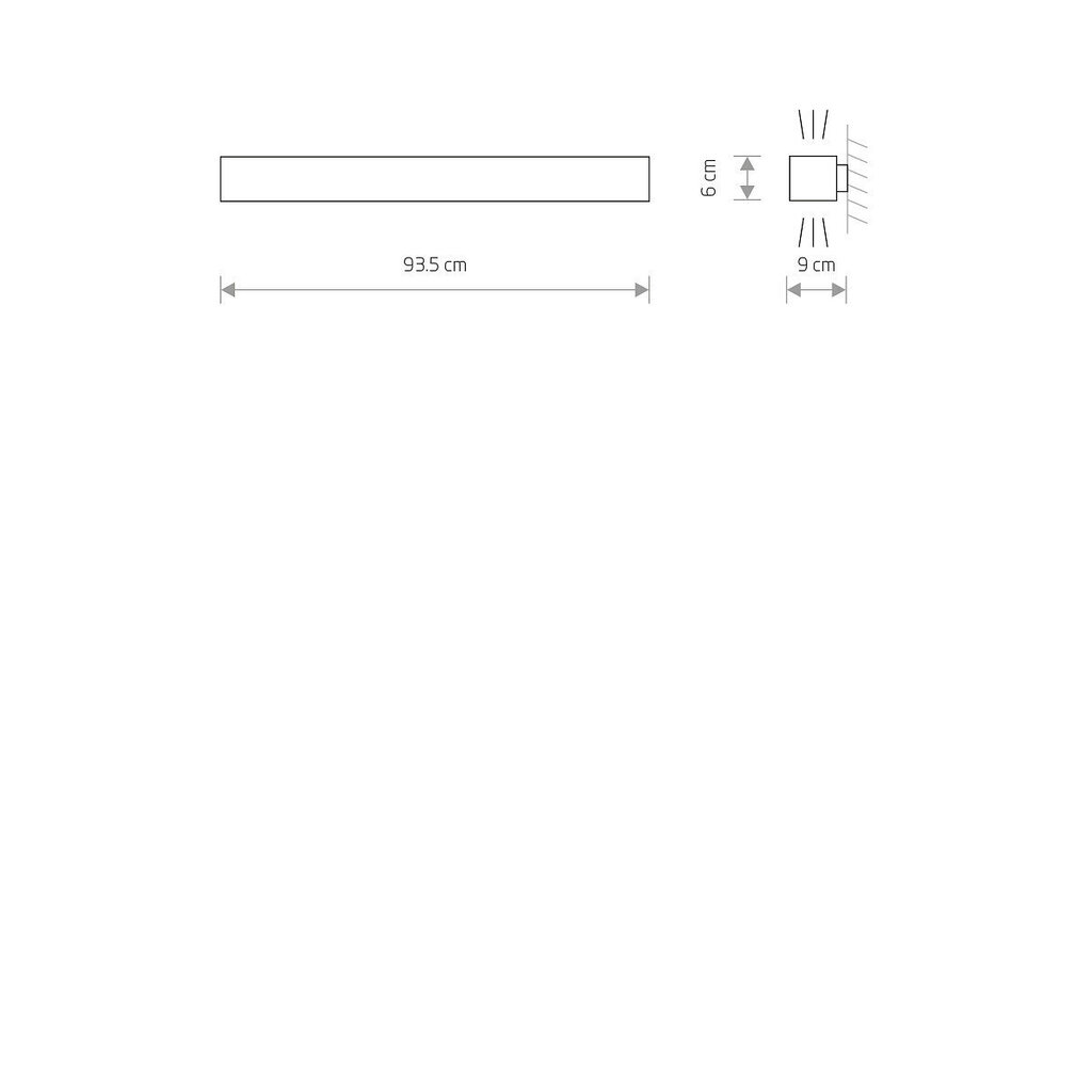 Seinavalgusti Nowodvorski SOFT WALL LED 90X6 7548 hind ja info | Seinavalgustid | kaup24.ee