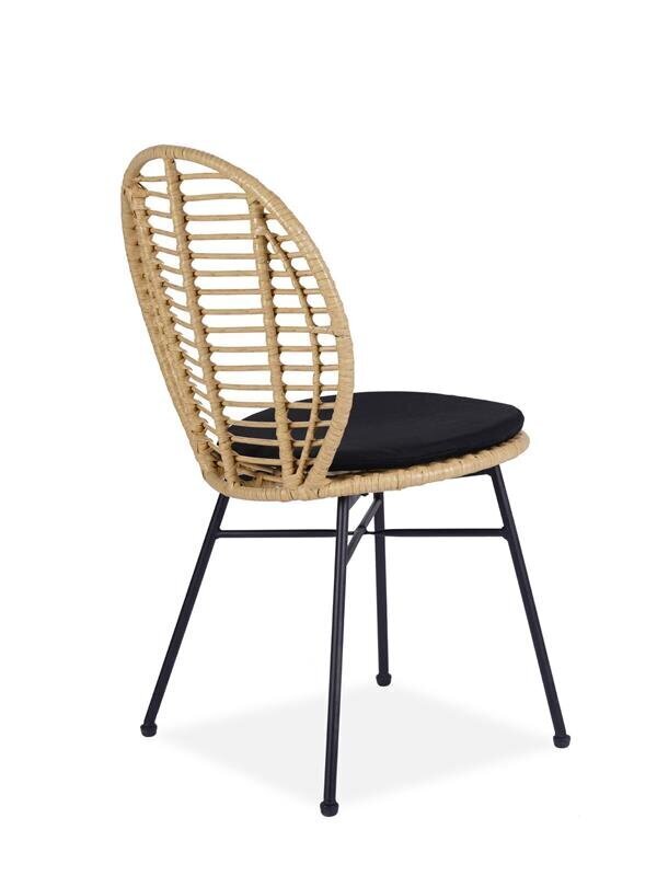 2 tooli komplekt Halmar K472, pruun/must hind ja info | Söögitoolid, baaritoolid | kaup24.ee