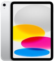 iPad 10.9" Wi-Fi + Cellular 64GB - Silver 10th Gen - MQ6J3HC/A цена и информация | Планшеты | kaup24.ee