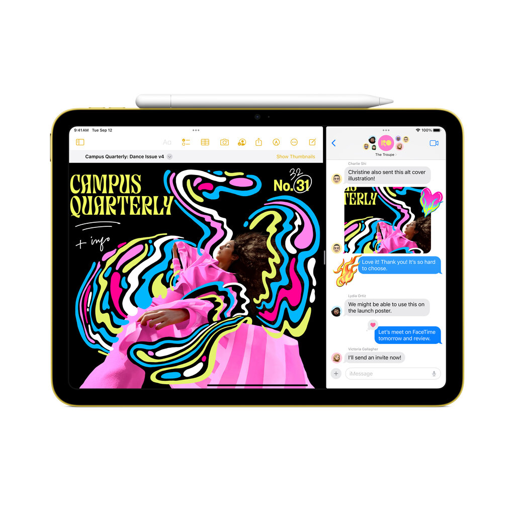 iPad 10.9" Wi-Fi 256GB - Pink 10th Gen - MPQC3HC/A цена и информация | Tahvelarvutid | kaup24.ee