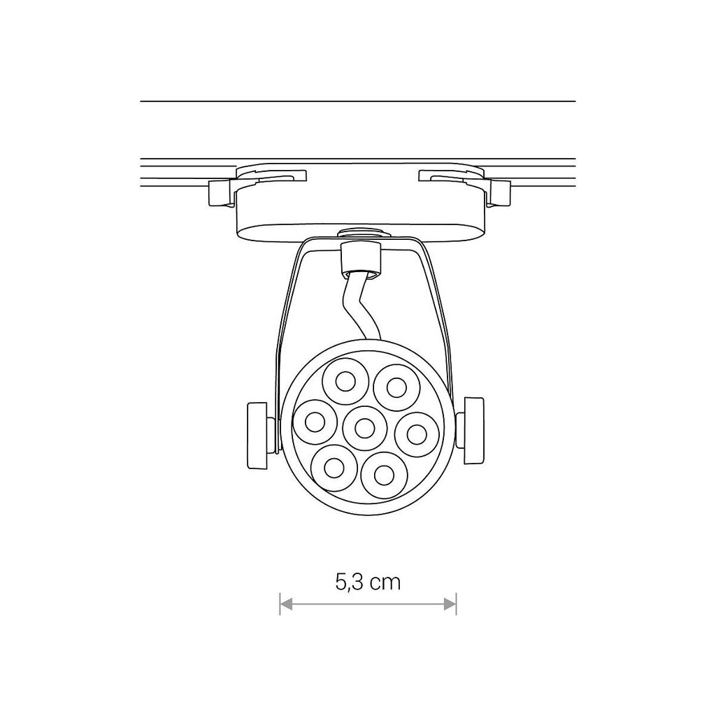 Aktsentlamp Nowodvorski PROFILE STORE PRO LED 7W 8316 цена и информация | Laelambid | kaup24.ee