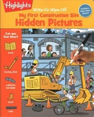 Write-On Wipe-Off My First Construction Site hind ja info | Väikelaste raamatud | kaup24.ee