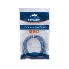 Сетевой кабель Intellinet Cat5e UTP 5 м, синий цена и информация | Кабели и провода | kaup24.ee