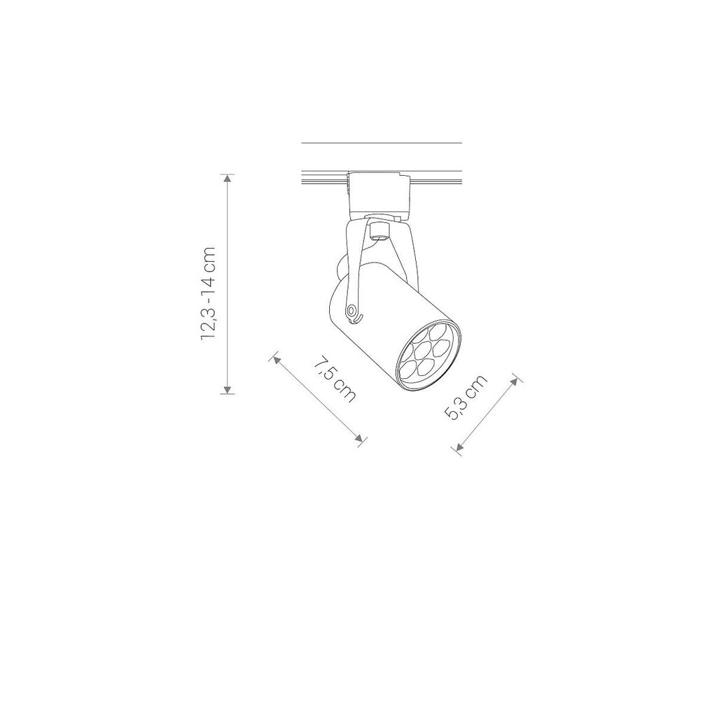 Aktsentlamp Nowodvorski PROFILE STORE PRO LED 7W 8317 цена и информация | Laelambid | kaup24.ee