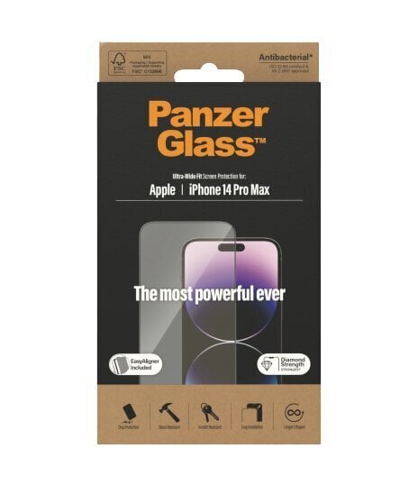 PanzerGlass iPhone 14 Pro Max hind ja info | Ekraani kaitsekiled | kaup24.ee