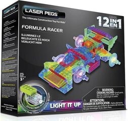 Laser Pegs 12w1 Formula Racer (LASE0014) hind ja info | Klotsid ja konstruktorid | kaup24.ee