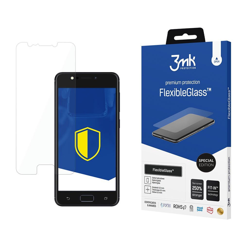 Asus Zenfone 4 Max ZC520KL - 3mk FlexibleGlass™ Special Edition screen protector hind ja info | Ekraani kaitsekiled | kaup24.ee