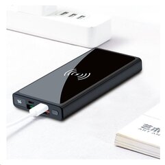 XO Design PR141 Powerbank 10000mAh 22,5W Quick Charge 3.0 with Wireless charge Black hind ja info | Akupangad | kaup24.ee