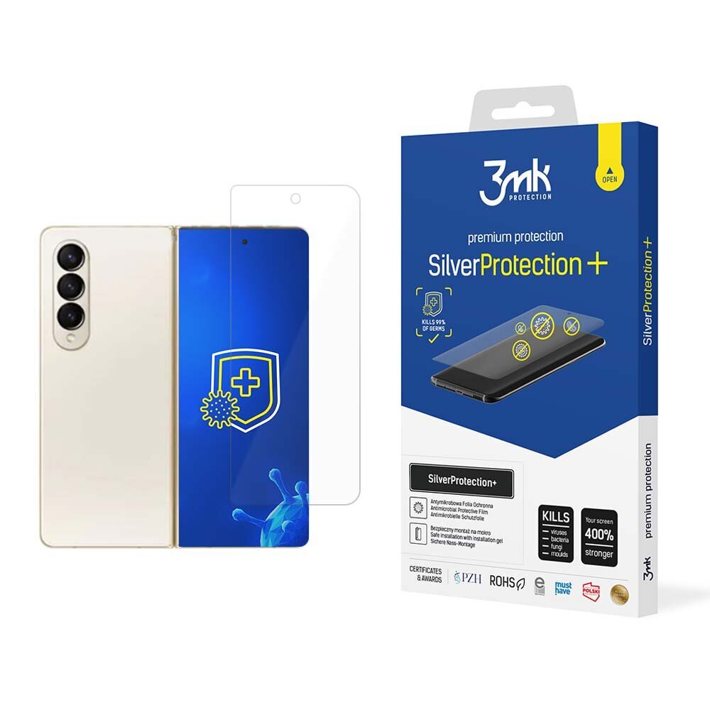 Samsung Galaxy Z Fold4 (Front) - 3mk SilverProtection+ screen protector hind ja info | Ekraani kaitsekiled | kaup24.ee