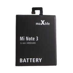 Maxlife battery for Xiaomi Mi Note 3 BM3A 3400mAh цена и информация | Аккумуляторы для телефонов | kaup24.ee