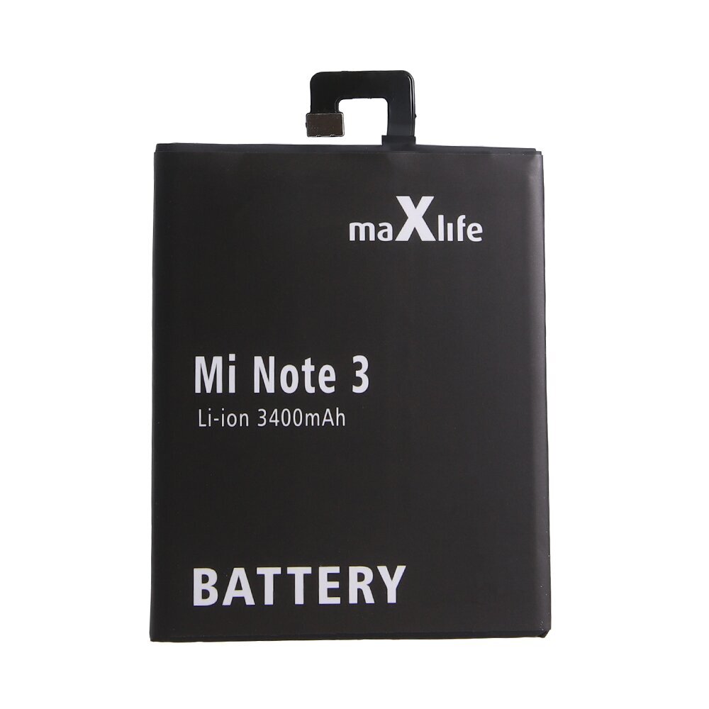 Maxlife battery for Xiaomi Mi Note 3 BM3A 3400mAh hind ja info | Mobiiltelefonide akud | kaup24.ee
