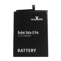 Maxlife battery for Xiaomi Redmi Note 8 Pro BM4J 4500mAh цена и информация | Аккумуляторы для телефонов | kaup24.ee