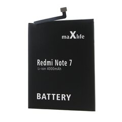 Maxlife battery for Xiaomi Redmi Note 7 BN4A 4000mAh hind ja info | Telefoniosad ja parandamise tööriistad | kaup24.ee