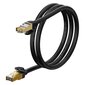 Baseus Speed Seven High Speed RJ45 Network Cable 10Gbps 1m Black (WKJS010101) hind ja info | Kaablid ja juhtmed | kaup24.ee