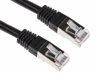 Brackton RJ45 Male - RJ45 Male 10m Black CAT6 цена и информация | Кабели и провода | kaup24.ee