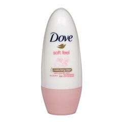 Rutulinis dezodorantas Dove Soft Feel 48h moterims 50 ml hind ja info | Deodorandid | kaup24.ee