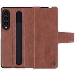 Nillkin Aoge Case for Samsung Galaxy Z Fold 4 5G Brown hind ja info | Telefoni kaaned, ümbrised | kaup24.ee