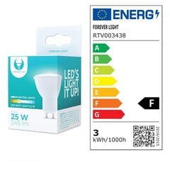 Forever Light LED pirn GU10 3W 230V 4500K 245lm hind ja info | Forever Sanitaartehnika, remont, küte | kaup24.ee