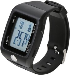 Platinet PHR107B Измеритель Пульса - Спорт часы с таймером отчёта и регулировкой ремешка Черный цена и информация | Смарт-часы (smartwatch) | kaup24.ee
