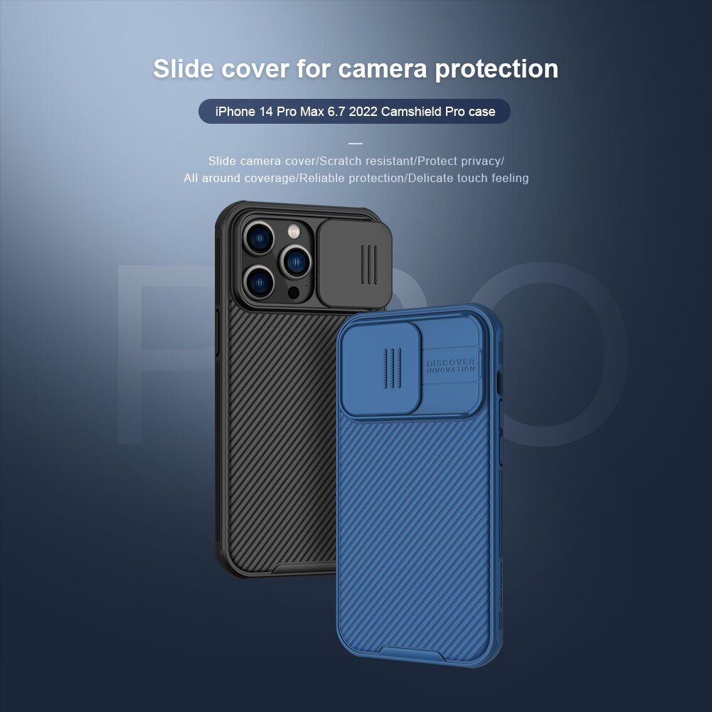 Nillkin CamShield PRO Hard Case for Apple iPhone 14 Pro Max Black цена и информация | Telefoni kaaned, ümbrised | kaup24.ee