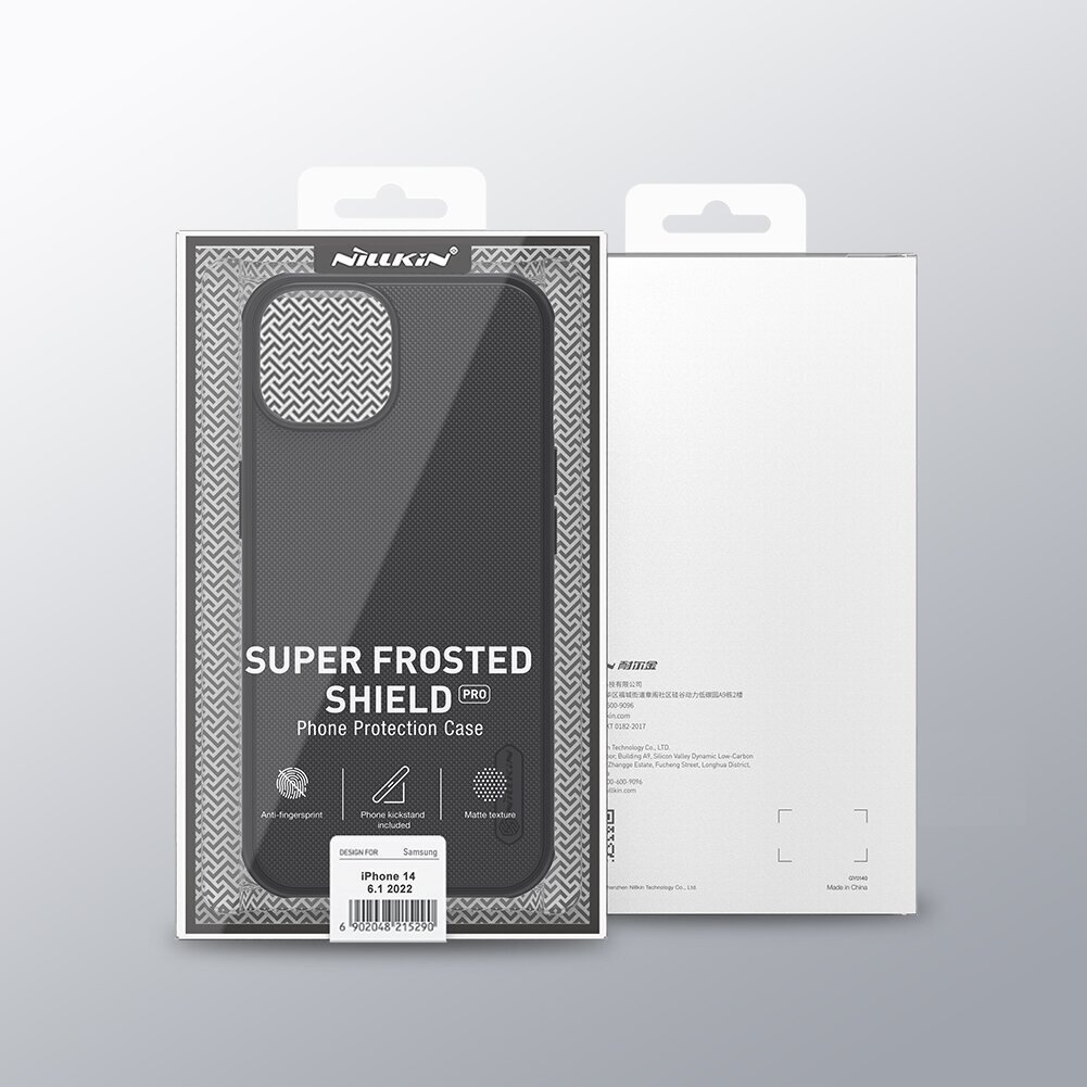 Nillkin Super Frosted PRO Back Cover for Apple iPhone 14 Blue (Without Logo Cutout) hind ja info | Telefoni kaaned, ümbrised | kaup24.ee