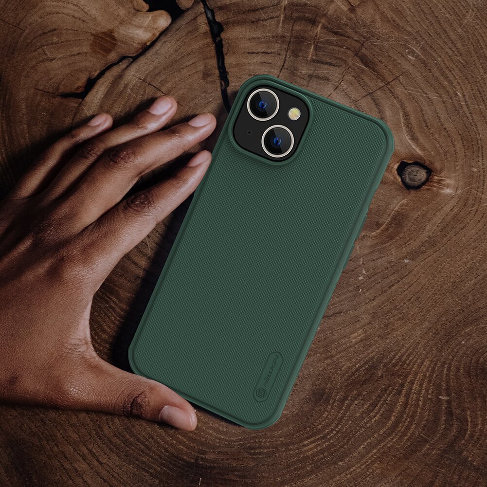 Nillkin Super Frosted PRO Back Cover for Apple iPhone 14 Plus Deep Green (Without Logo Cutout) hind ja info | Telefoni kaaned, ümbrised | kaup24.ee