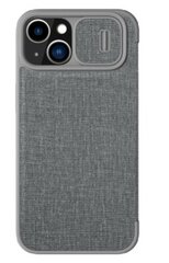 Nillkin Qin Book PRO Cloth Case for Apple iPhone 14 Classical Grey цена и информация | Чехлы для телефонов | kaup24.ee