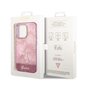 Guess PC/TPU Jungle Case for iPhone 14 Pro Pink цена и информация | Telefoni kaaned, ümbrised | kaup24.ee