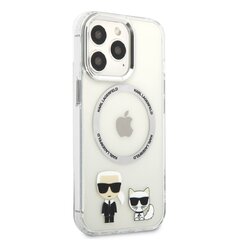 Karl Lagerfeld MagSafe Compatible Case Karl and Choupette for iPhone 13 Pro Transparent hind ja info | Telefoni kaaned, ümbrised | kaup24.ee