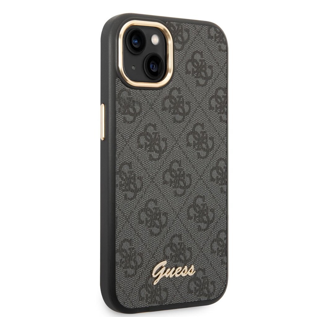 Guess PC/TPU 4G Metal Camera Outline Case for iPhone 14 Plus Black цена и информация | Telefoni kaaned, ümbrised | kaup24.ee